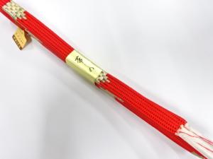 未使用品　正絹　手組帯締め